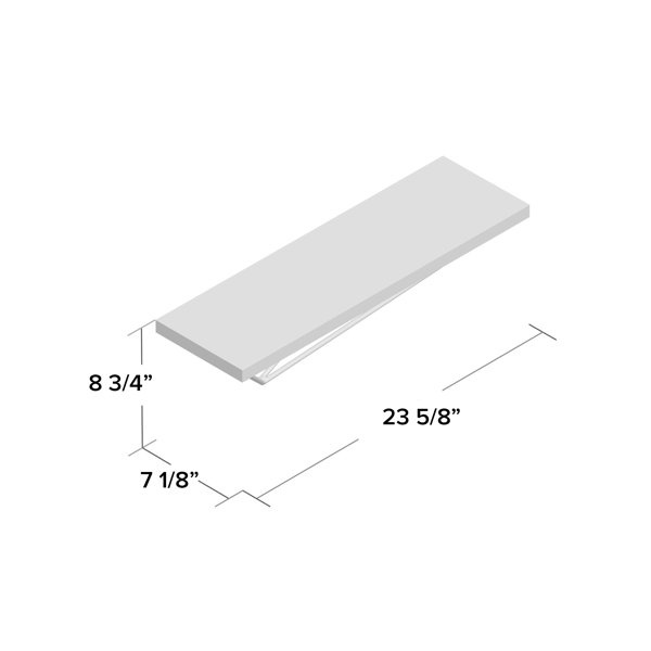 Endicott Wall Mount Pine Wood Wall Shelf & Reviews AllModern
